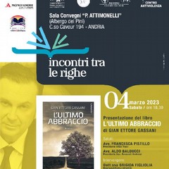 locandina Incontri tra le righe presentazione del libro a cura di Gian Ettore Gassani
