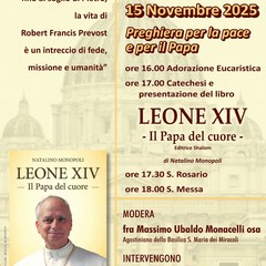 Locandina libro su Papa Leone