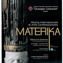 locandina Mostra Internazionale di Arte Contemporanea MATERIKA pdf