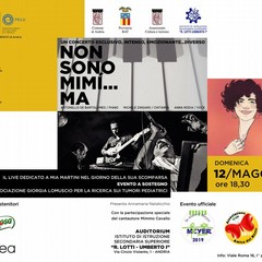 "Non sono Mimì ma", concerto ad Andria pro Meyer