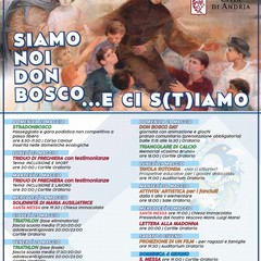 Locandine Festa Siamo noi don Bosco