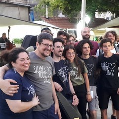 Luciano Vanni e Agnese Festa con allievi