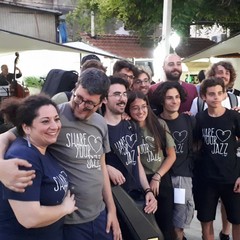 Luciano Vanni e Agnese Festa con allievi