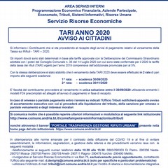 manifesto TARI