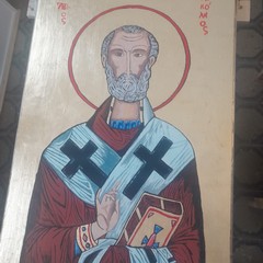 San Nicola di Myra realizzata dall'artista andriese Giuseppe Marzano