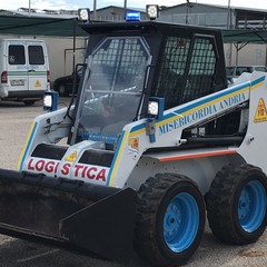 Mezzi logistici Misericordia Andria emergenza neve JPG