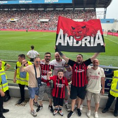 Anche da Andria a Reggio Emilia per festeggiare il Milan