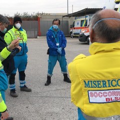 partita per Brescia una equipe sanitaria delle Misericordie