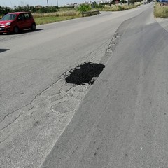 Interventi per colmatura buche e riparazione lampioni pubblica illuminazione