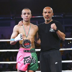 Nicola Sanzione con il padre Michele