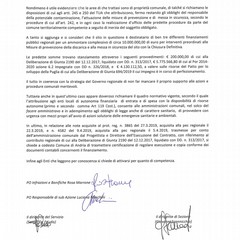 Nota della Regione Puglia