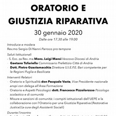 Oratorio e giustizia riparativa