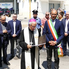 Riconsegnato alla città il  Cristo deturpato