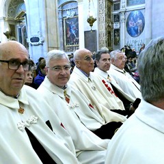 Pellegrinaggio a Loreto del Vescovo Mons. Luigi Mansi  e dei Cavalieri dell’Ordine del Santo Sepolcro di Gerusalemme di Andria