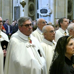 Pellegrinaggio a Loreto del Vescovo Mons. Luigi Mansi  e dei Cavalieri dell’Ordine del Santo Sepolcro di Gerusalemme di Andria