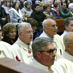 Pellegrinaggio a Loreto del Vescovo Mons. Luigi Mansi  e dei Cavalieri dell’Ordine del Santo Sepolcro di Gerusalemme di Andria