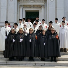 Pellegrinaggio a Loreto del Vescovo Mons. Luigi Mansi  e dei Cavalieri dell’Ordine del Santo Sepolcro di Gerusalemme di Andria