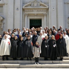 Pellegrinaggio a Loreto del Vescovo Mons. Luigi Mansi  e dei Cavalieri dell’Ordine del Santo Sepolcro di Gerusalemme di Andria