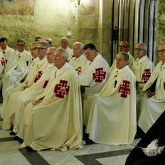 Basilica di Santa Maria dei Miracoli - celebrazione Eucaristica del Vescovo S.E. Mons. Luigi Mansi a conclusione anno sociale  dei Cavalieri dell’O.E.S.S.G.