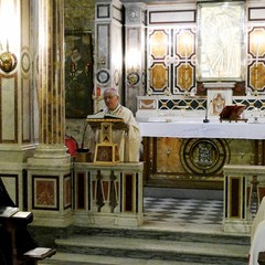 Basilica di Santa Maria dei Miracoli - celebrazione Eucaristica del Vescovo S.E. Mons. Luigi Mansi a conclusione anno sociale  dei Cavalieri dell’O.E.S.S.G.