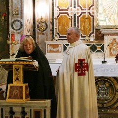 Basilica di Santa Maria dei Miracoli - celebrazione Eucaristica del Vescovo S.E. Mons. Luigi Mansi a conclusione anno sociale  dei Cavalieri dell’O.E.S.S.G.