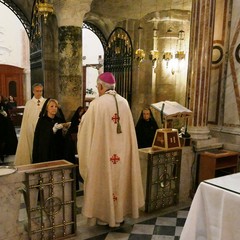 Basilica di Santa Maria dei Miracoli - celebrazione Eucaristica del Vescovo S.E. Mons. Luigi Mansi a conclusione anno sociale  dei Cavalieri dell’O.E.S.S.G.