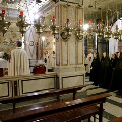 Basilica di Santa Maria dei Miracoli - celebrazione Eucaristica del Vescovo S.E. Mons. Luigi Mansi a conclusione anno sociale  dei Cavalieri dell’O.E.S.S.G.