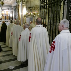 Basilica di Santa Maria dei Miracoli - celebrazione Eucaristica del Vescovo S.E. Mons. Luigi Mansi a conclusione anno sociale  dei Cavalieri dell’O.E.S.S.G.