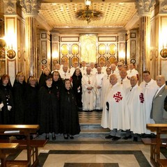 Basilica di Santa Maria dei Miracoli - celebrazione Eucaristica del Vescovo S.E. Mons. Luigi Mansi a conclusione anno sociale  dei Cavalieri dell’O.E.S.S.G.