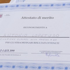 Premiazione di atleti a Palazzo Città di Andria
