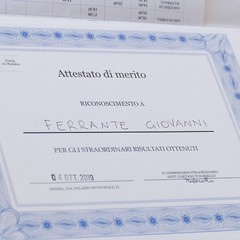 Premiazione di atleti a Palazzo Città di Andria