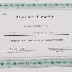 Premiazione di atleti a Palazzo Città di Andria