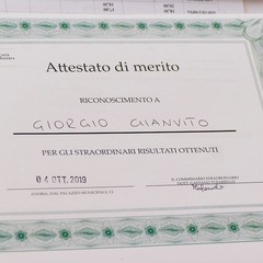 Premiazione di atleti a Palazzo Città di Andria