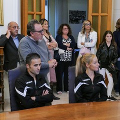 Premiazione di atleti a Palazzo Città di Andria
