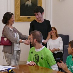 Premiazione di atleti a Palazzo Città di Andria