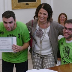 Premiazione di atleti a Palazzo Città di Andria