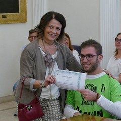 Premiazione di atleti a Palazzo Città di Andria