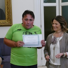Premiazione di atleti a Palazzo Città di Andria