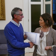 Premiazione di atleti a Palazzo Città di Andria