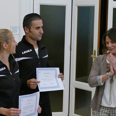 Premiazione di atleti a Palazzo Città di Andria