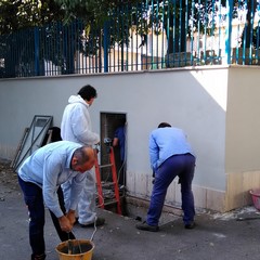 Lavori presso la scuola elementare "G. Verdi"