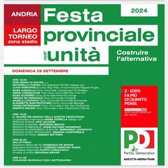 Festival provinciale dell'Unità ad Andria