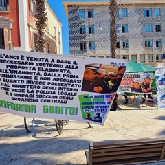 sit in di protesta della Polizia Locale davanti alla Prefettura di Bari