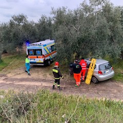 incidente stradale sulla strada tangenziale