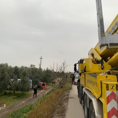 incidente stradale sulla strada tangenziale