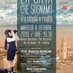 Poster La citt che sogniamo prof Mancini ottobre