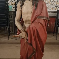 Statua prima del restauro