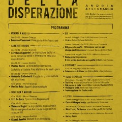 programma Festival della Disperazione