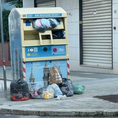 incivili lasciano rifiuti indifferenziati
