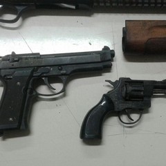Armi sequestrate dalla Polizia di Stato